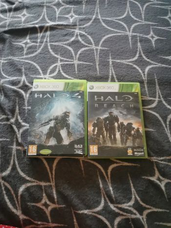 2 jeu xbox 360 halo 4 et halo reach