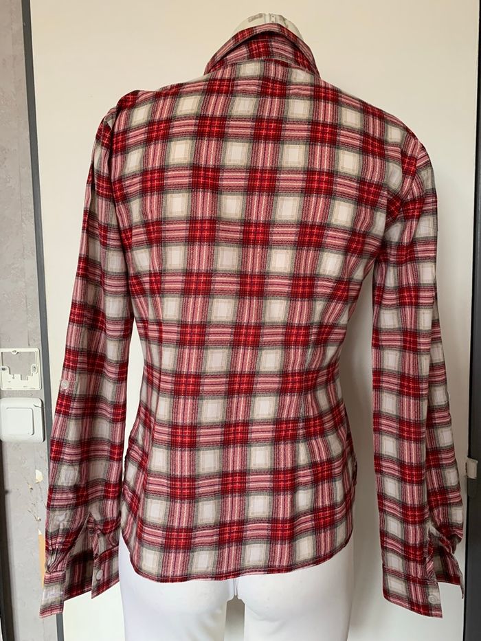 Chemise à carreaux rouge - photo numéro 2