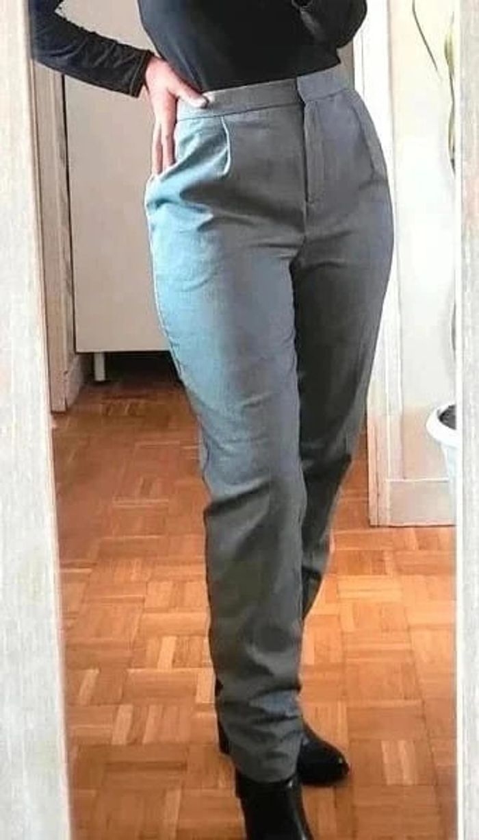 Pantalon vichy New Look Taille 36 slim leg