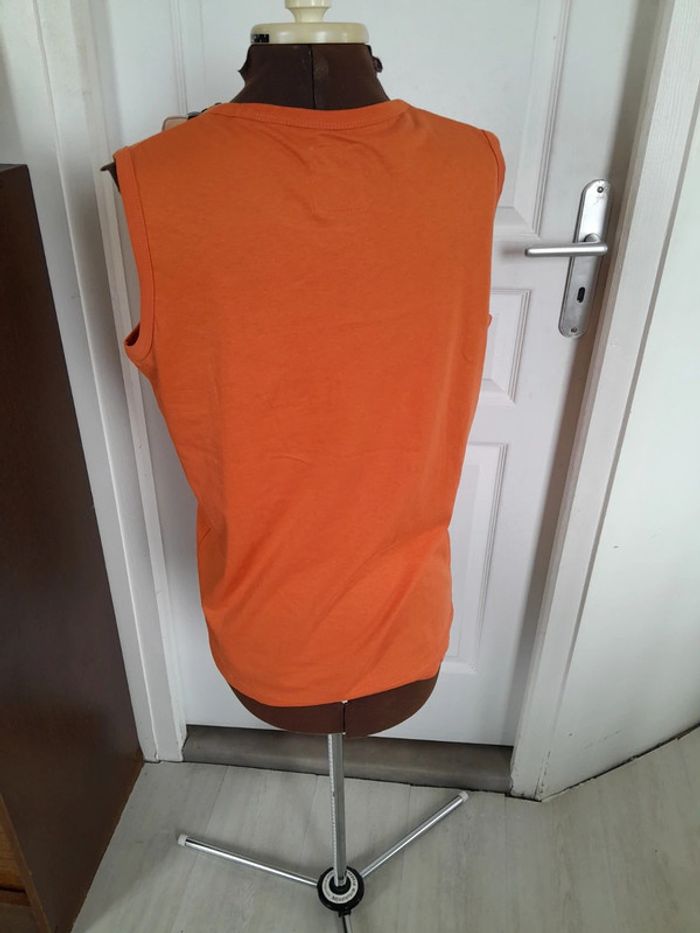 Tee shirt sans manche Tom Tailor brodé neuf avec étiquette - photo numéro 2