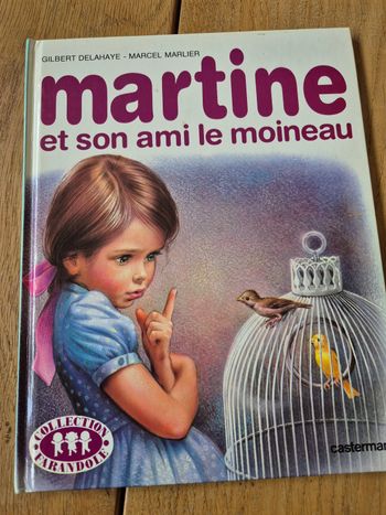 Martine et son ami le moineaux