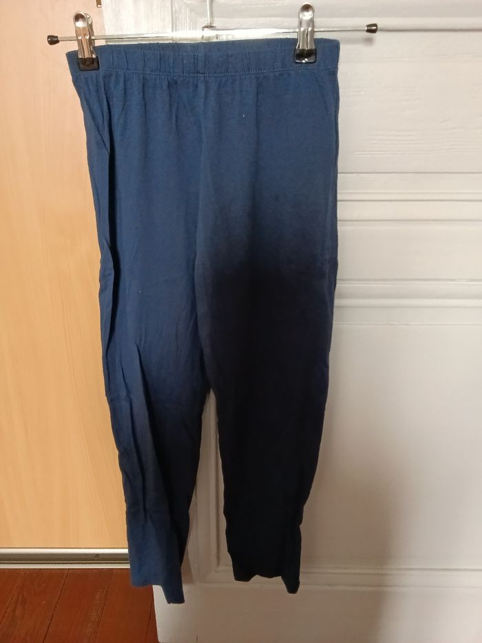 Pyjama tex bleu et blanc - photo numéro 3
