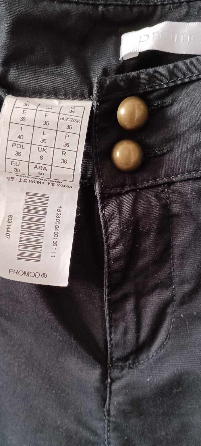 Pantacourt noir "Promod" Taille 36 - photo numéro 4