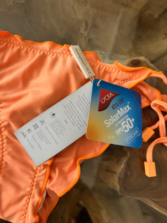 Bas de maillot de bain orange femme Cia Maritima - photo numéro 3