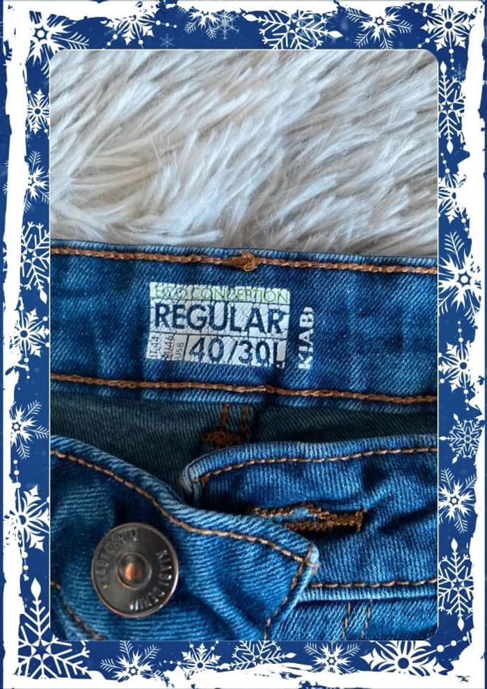 Jean coupe regular bleu foncé - photo numéro 5