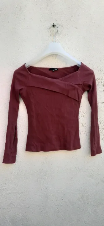 Haut bordeaux Etam taille XS