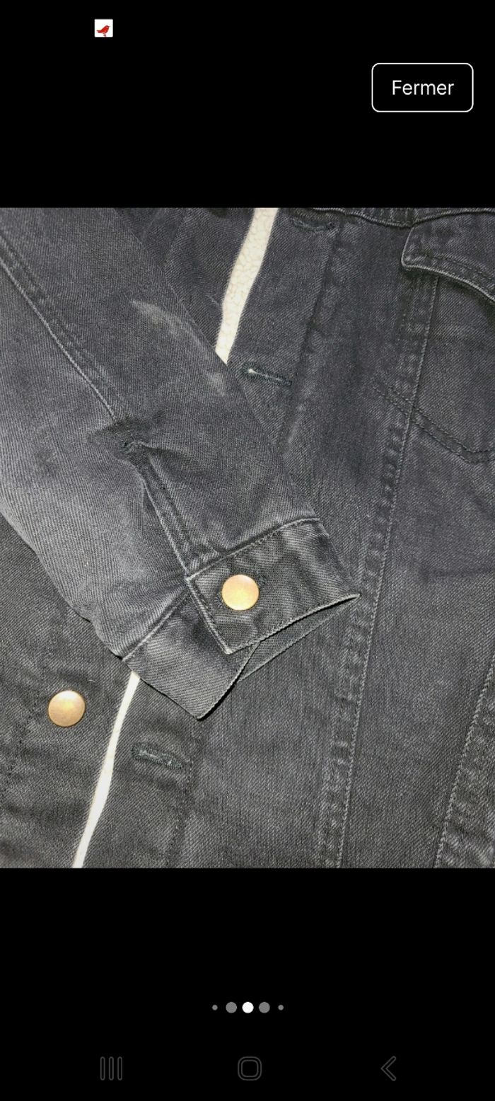 Blouson /veste jean's, fourré - photo numéro 4