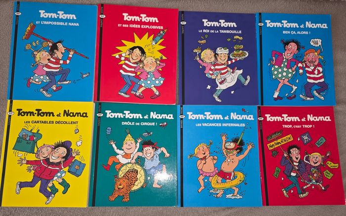 8 livres tom-tom et nana