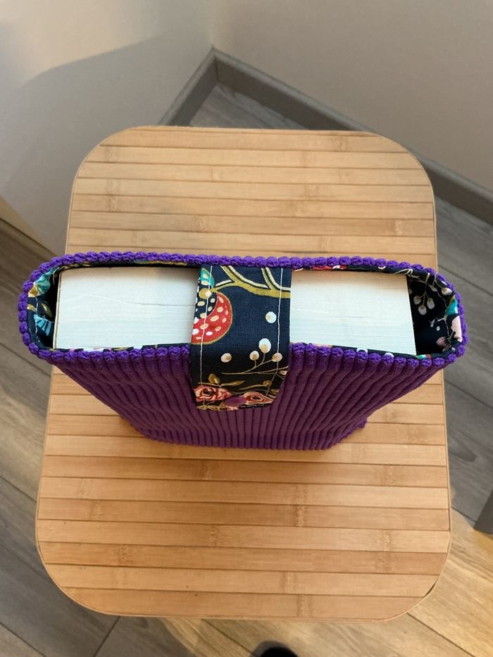 Pochette pour livre broché 28X21 violet - photo numéro 2