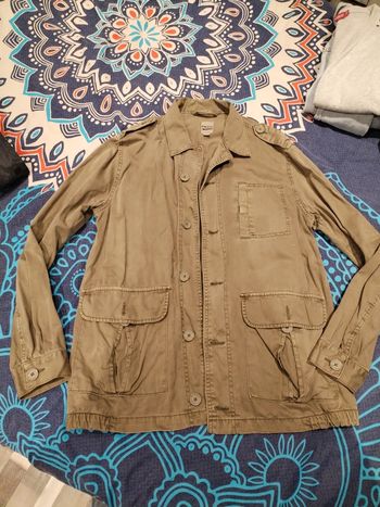 Veste jean kaki creeks 38 (c)