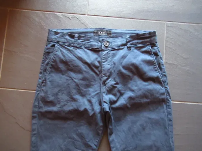 Pantalon chino homme bleu marine 38 / M Smog très bon état - photo numéro 2