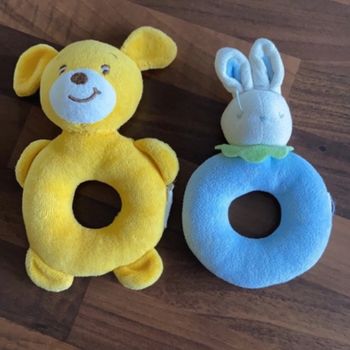 Lot de 2 hochets