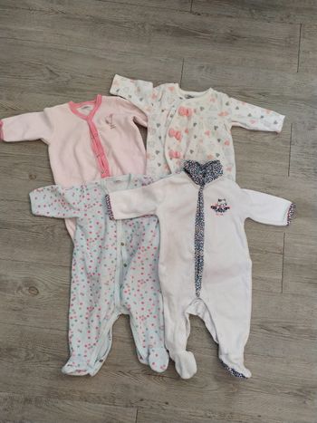 Lots de 4 pyjamas chauds