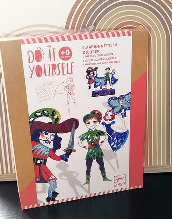 🔵 Djeco Marionnettes à réaliser Neuf