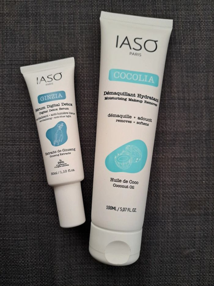 Lot cosmétique vegan iaso paris