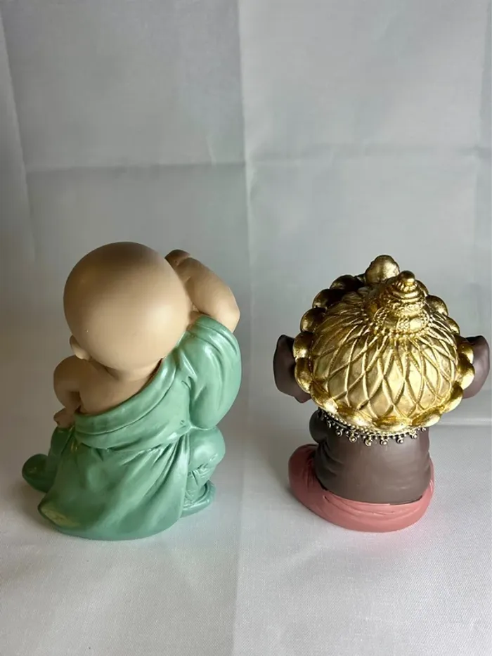 Lot Zen’Light – 2 Statuettes Zen - photo numéro 2