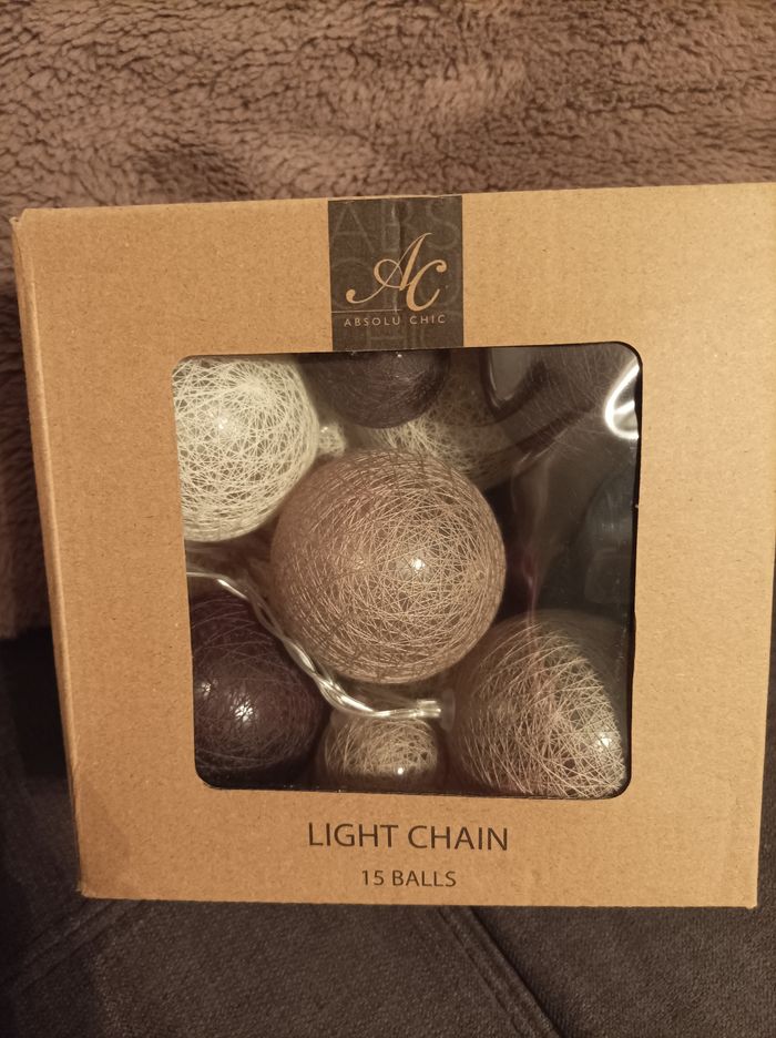 Guirlande lumineuse neuve