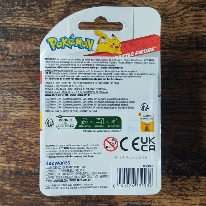 POKEMON - Battle Figure Carapuce 4cm - photo numéro 2