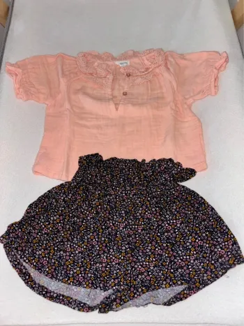 Ensemble bébé fille taille 9mois