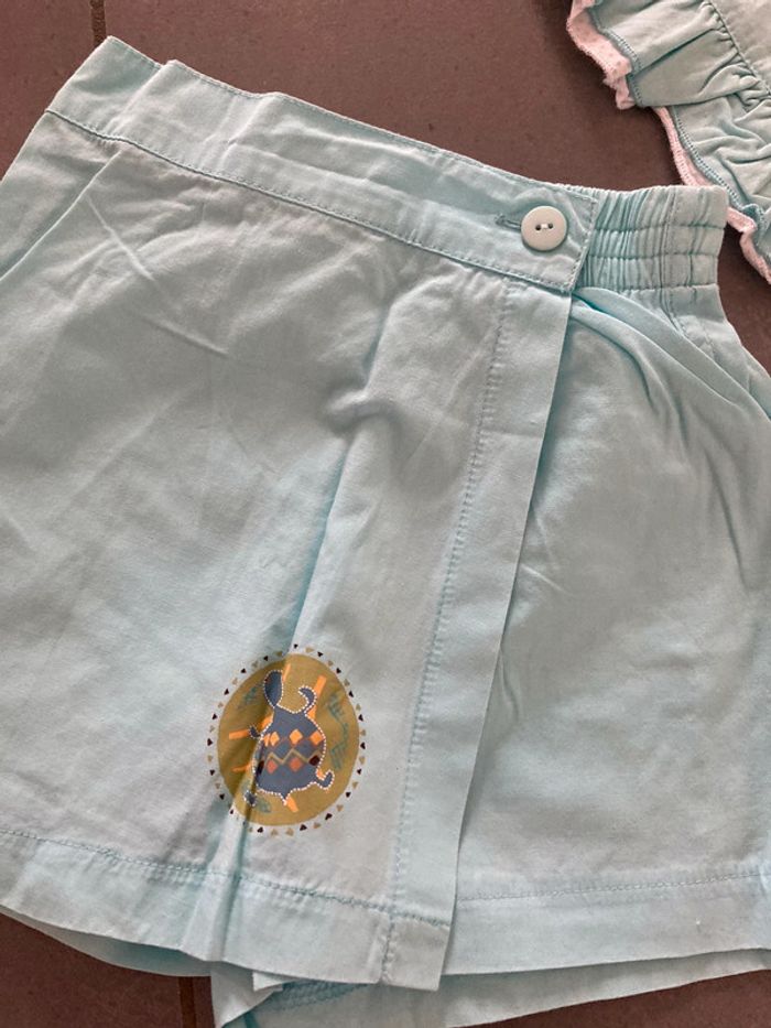 Lot ensemble robe vêtement bébé fille 6 mois garde robe - photo numéro 7