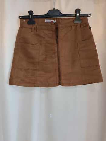 Jupe courte marron clair 10ans 