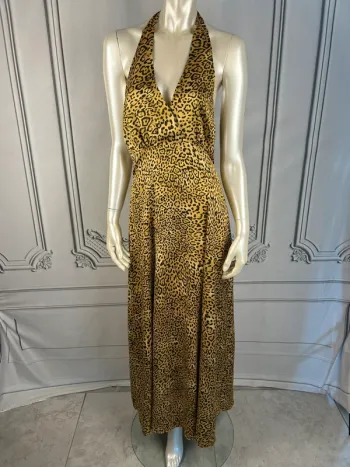 Robe longue léopard Gérard Darel T.40 Neuve