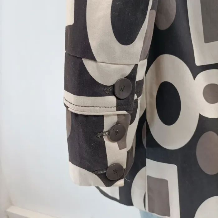 Veste Trench Vero Moda - XL - marron et beige - doublé à motif - photo numéro 5