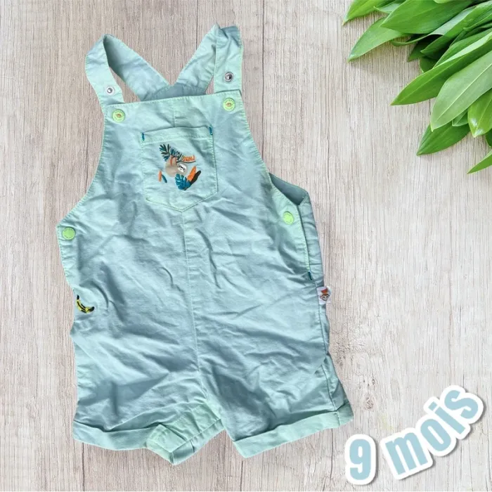 👶 Adorable salopette verte - Sergent Major - 9M 👶