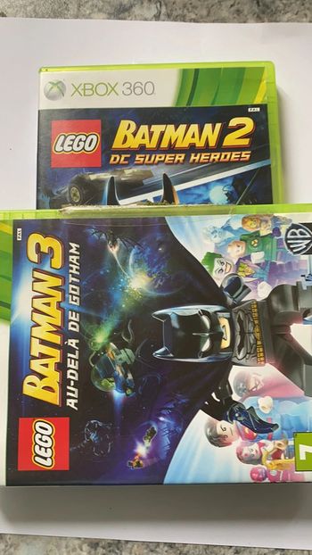 Lot de 2 jeux Xbox 360 Batman