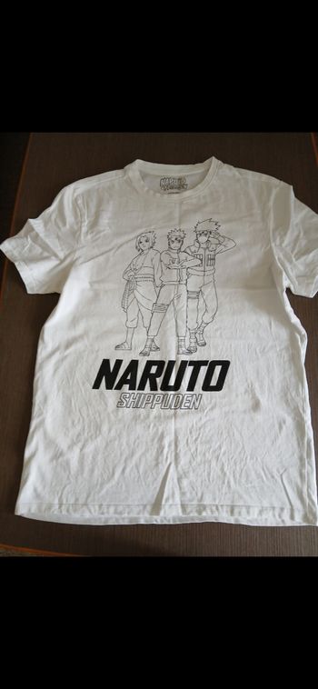 Tee shirt manches courtes garçon naruto S 16 ans