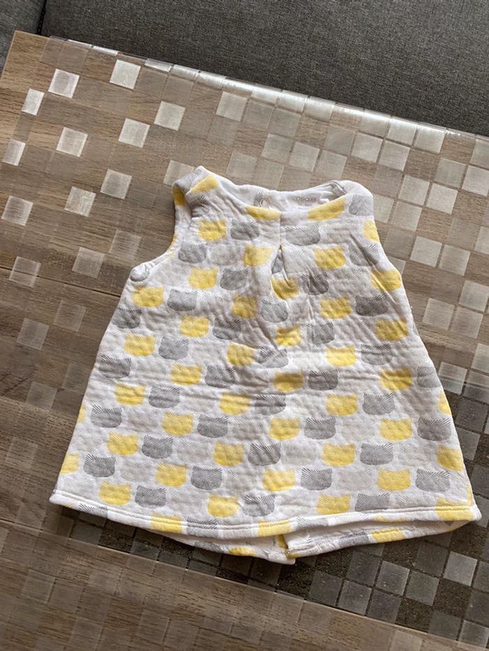 Ensemble robe et combinaison 6 mois fille obaibi - photo numéro 6