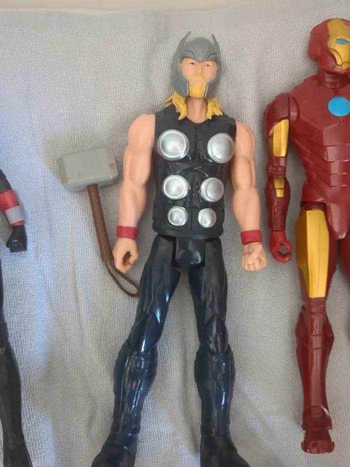 Lot de 7 grandes figurines articulées marvel - photo numéro 5