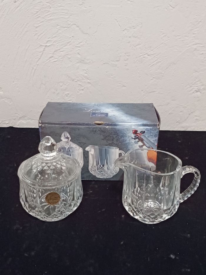 Set crémier sucrier cristal
