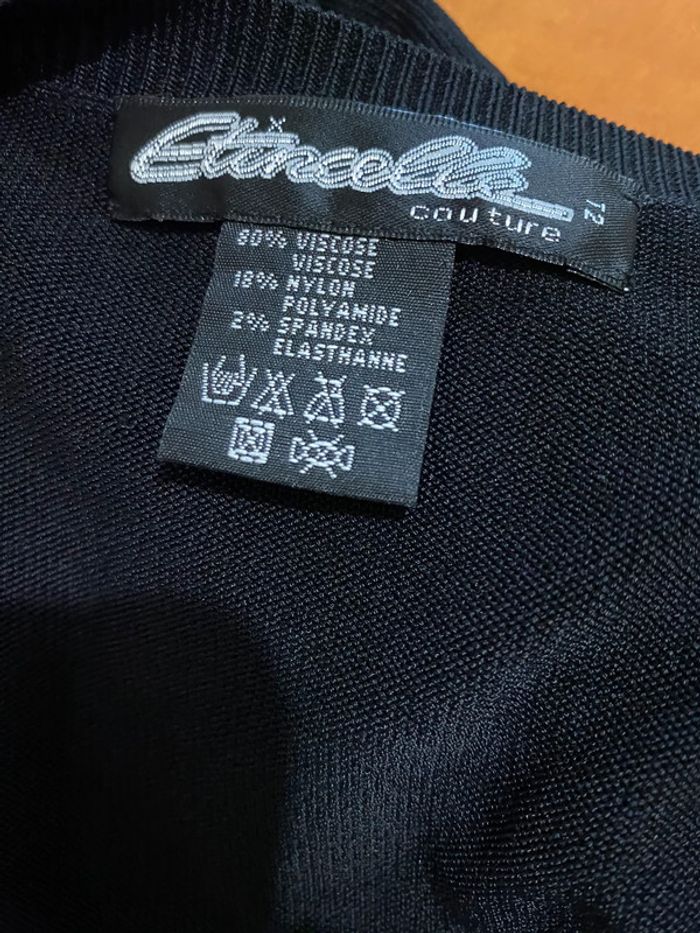 Robe vintage étincelle couture maile volante 38 - photo numéro 2