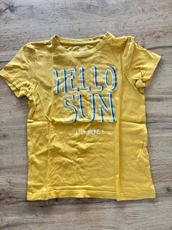 T-shirt jaune garçon 8 ans In extenso