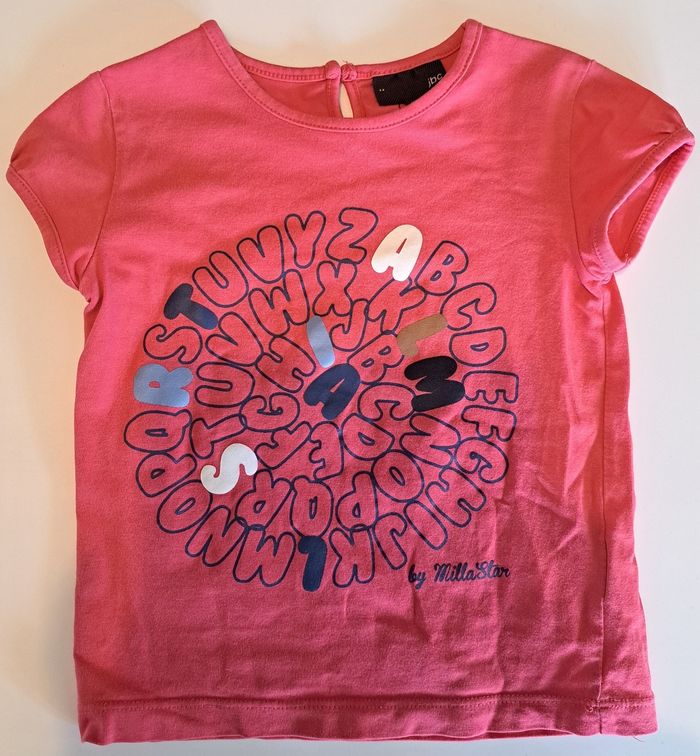 Lot de 4 t-shirts MC fille 4 ans TBE - photo numéro 8