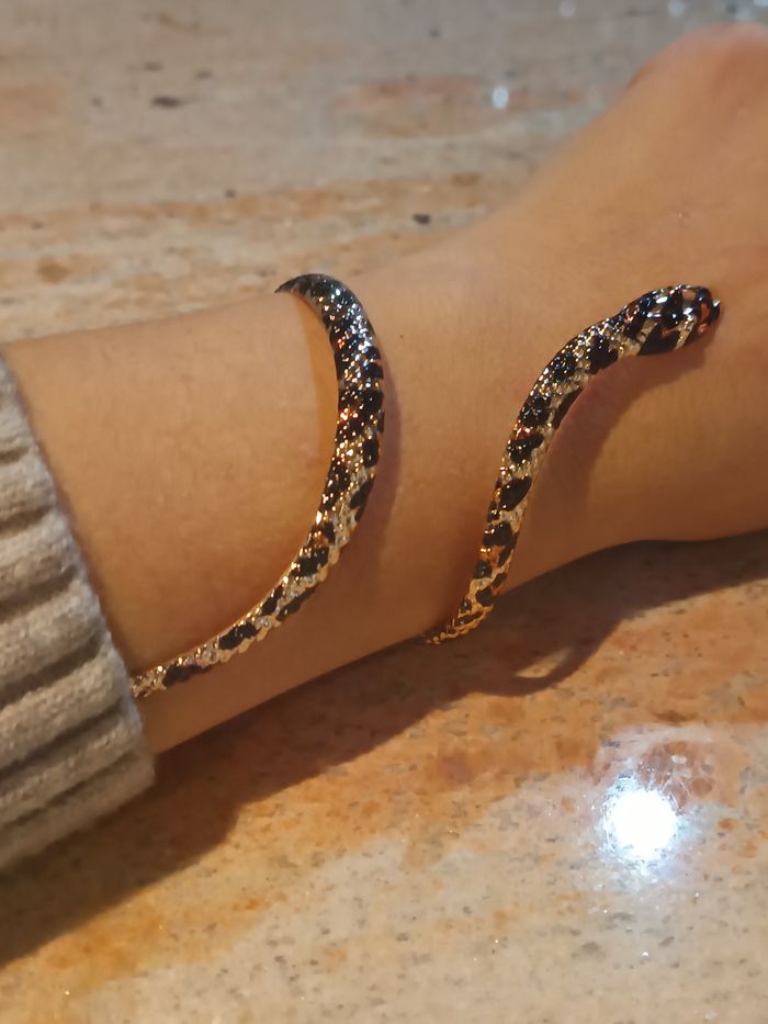 Bracelet original motif léopard tendance