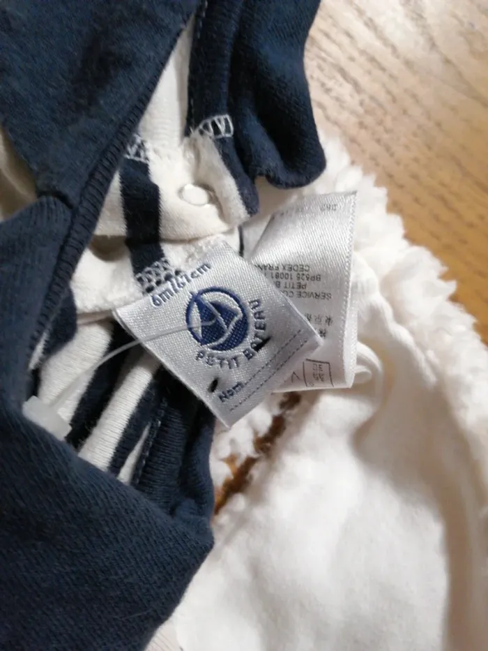 Ensemble Robe gilet petit bateau Taille 6 mois - photo numéro 5