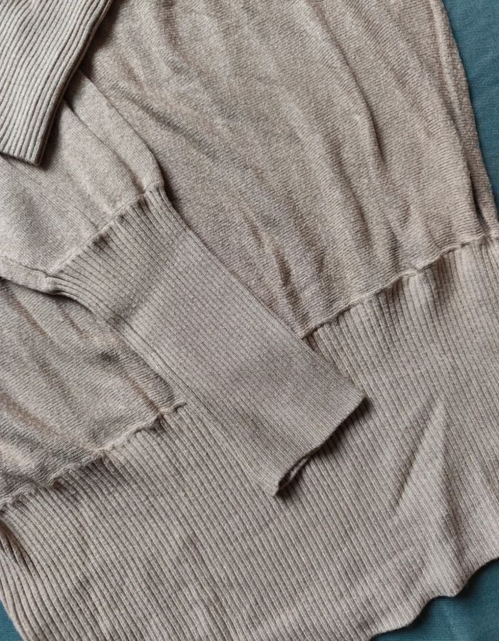 Pull robe beige - photo numéro 4