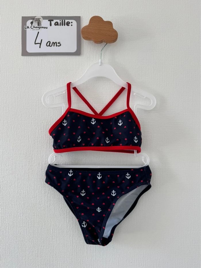 Maillot de bain 2 pièces - taille 4 ans 🌸