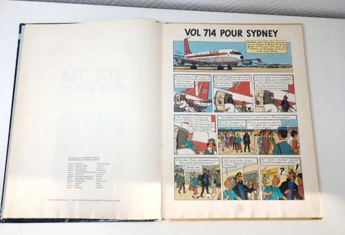 Tintin vol 714 pour Sydney B37 second tirage - photo numéro 7