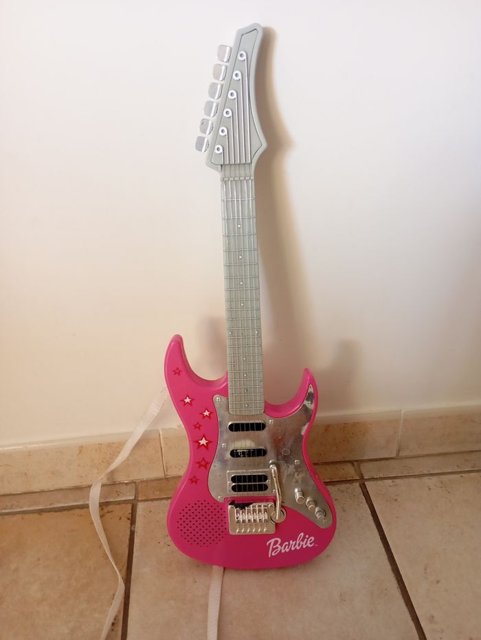 Micro et guitare électrique Barbie - photo numéro 7