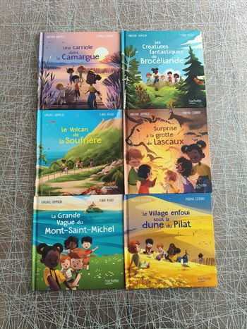 6 livres merveilles de france 