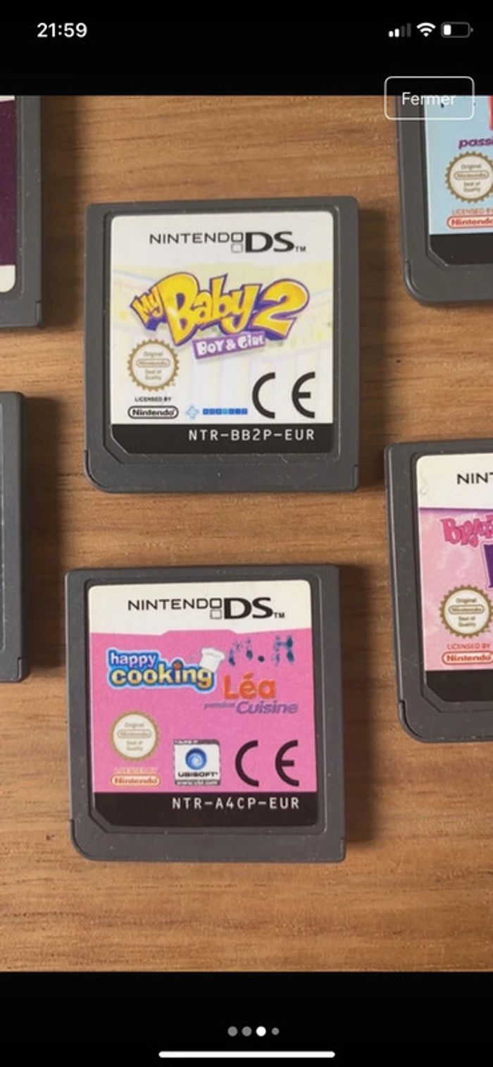 Lot de 6 jeux DS Nintendo - photo numéro 3