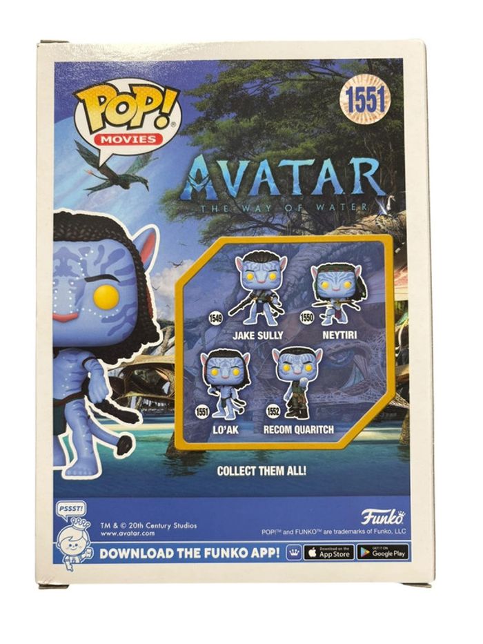 Figurine Funko Pop Avatar The Way Of Water Lo’Ak 1551 neuf - photo numéro 2