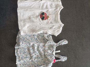 Tee shirt et blouse manches courtes