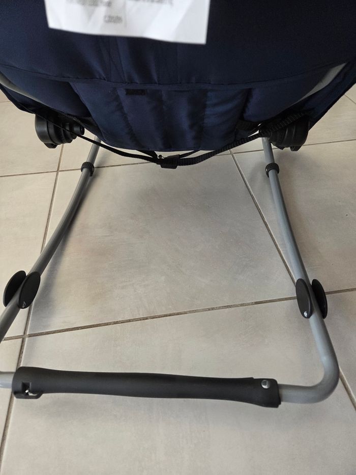 Transat bébé bleu et gris - photo numéro 3