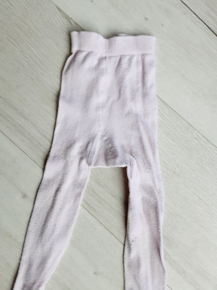Vêtement bébé fille collants rose pointure 18 - 24 - photo numéro 2