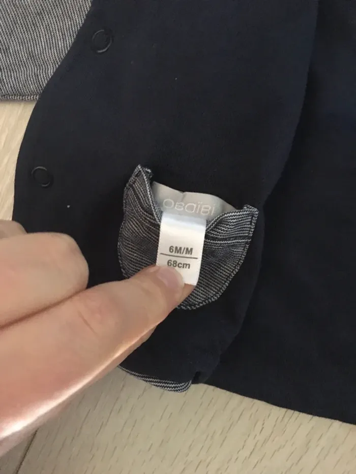 Lot gilets réversibles 6 mois obaibi - photo numéro 8