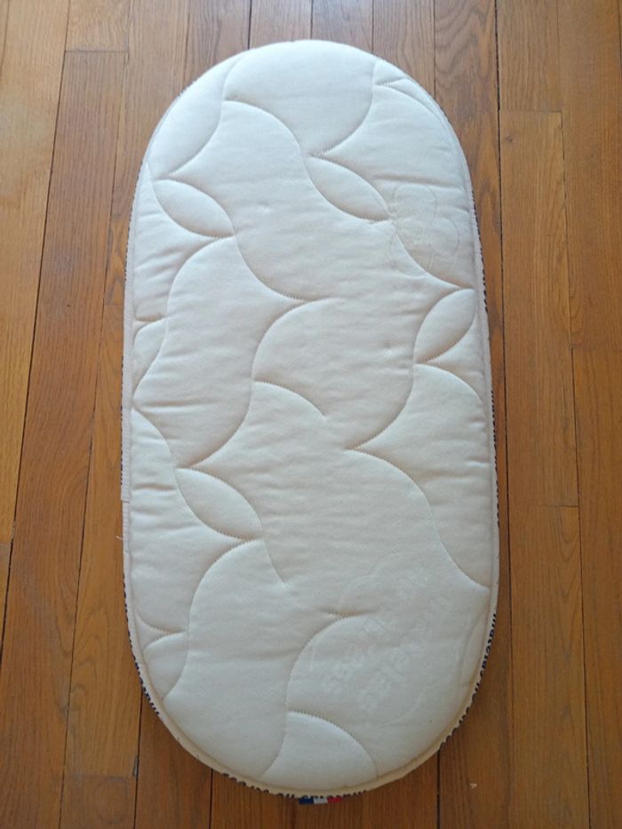 Matelas ovale No stress pour couffin réversible coton bio - photo numéro 8